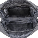 Prada Black Nylon Triangle Business Handbag