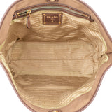 Prada Brown Jacquard City Shoulder Bag