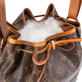 Louis Vuitton Canvas Monogram Sac Noe Petit Shoulder Bag