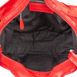 Balenciaga Red Leather City Handbag