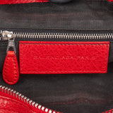 Balenciaga Red Leather City Handbag