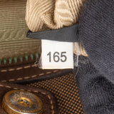 Prada Brown Jacquard City Shoulder Bag