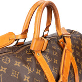 Louis Vuitton Canvas Monogram Keepall 55 Bandouliere