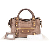 Balenciaga Brown Leather City Handbag