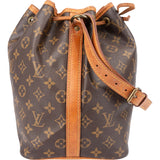 Louis Vuitton Canvas Monogram Sac Noe Petit Shoulder Bag