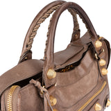Balenciaga Brown Leather City Handbag