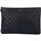 Chanel Quilted Lambskin CC Clutch