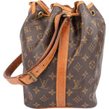 Louis Vuitton Canvas Monogram Sac Noe Petit Shoulder Bag