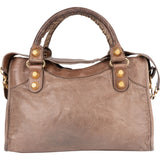 Balenciaga Brown Leather City Handbag
