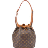 Louis Vuitton Canvas Monogram Sac Noe Petit Shoulder Bag