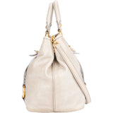 Miu Miu Nube Leather City Handbag