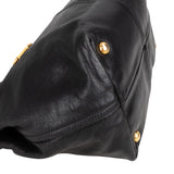 Prada Black Leather City Handbag