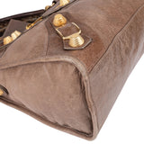 Balenciaga Brown Leather City Handbag