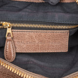 Balenciaga Brown Leather City Handbag