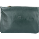 Loewe Green Leather Mini Clutch