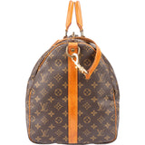 Louis Vuitton Canvas Monogram Keepall 55 Bandouliere