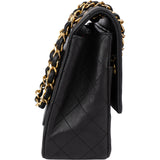 Chanel Quilted Lambskin 24K Gold Single Flap Crossbody Bag