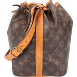 Louis Vuitton Canvas Monogram Sac Noe Petit Shoulder Bag