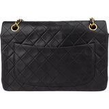 Chanel Quilted Lambskin 24K Gold Single Flap Crossbody Bag