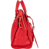 Balenciaga Red Leather City Handbag