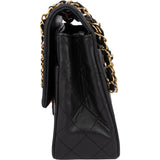 Chanel Quilted Lambskin 24K Gold Single Flap Crossbody Bag