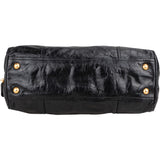 Prada Black Leather Vitello Handbag