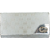 Gucci Silver GG Monogram Wallet