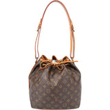 Louis Vuitton Canvas Monogram Sac Noe Petit Shoulder Bag