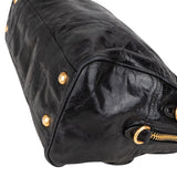 Prada Black Leather Vitello Handbag