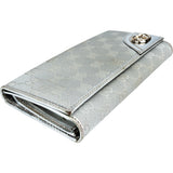Gucci Silver GG Monogram Wallet
