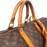 Louis Vuitton Canvas Monogram Keepall 55 Bandouliere