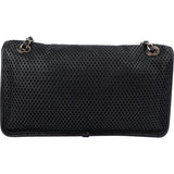 Chanel Perforated Lambskin Palladium Single Flap Crossbody Bag
