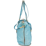Prada Blue Nylon Handbag