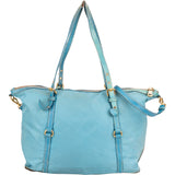 Prada Blue Nylon Handbag