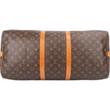 Louis Vuitton Canvas Monogram Keepall 55 Bandouliere