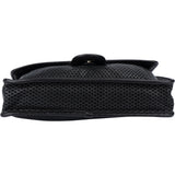Chanel Perforated Lambskin Palladium Single Flap Crossbody Bag