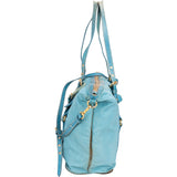 Prada Blue Nylon Handbag