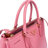 Prada Pink Saffiano Leather Galleria Handbag