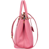 Prada Pink Saffiano Leather Galleria Handbag