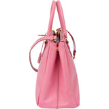 Prada Pink Saffiano Leather Galleria Handbag