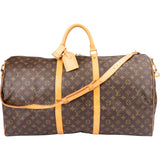Louis Vuitton Canvas Monogram Keepall 60 Bandouliere