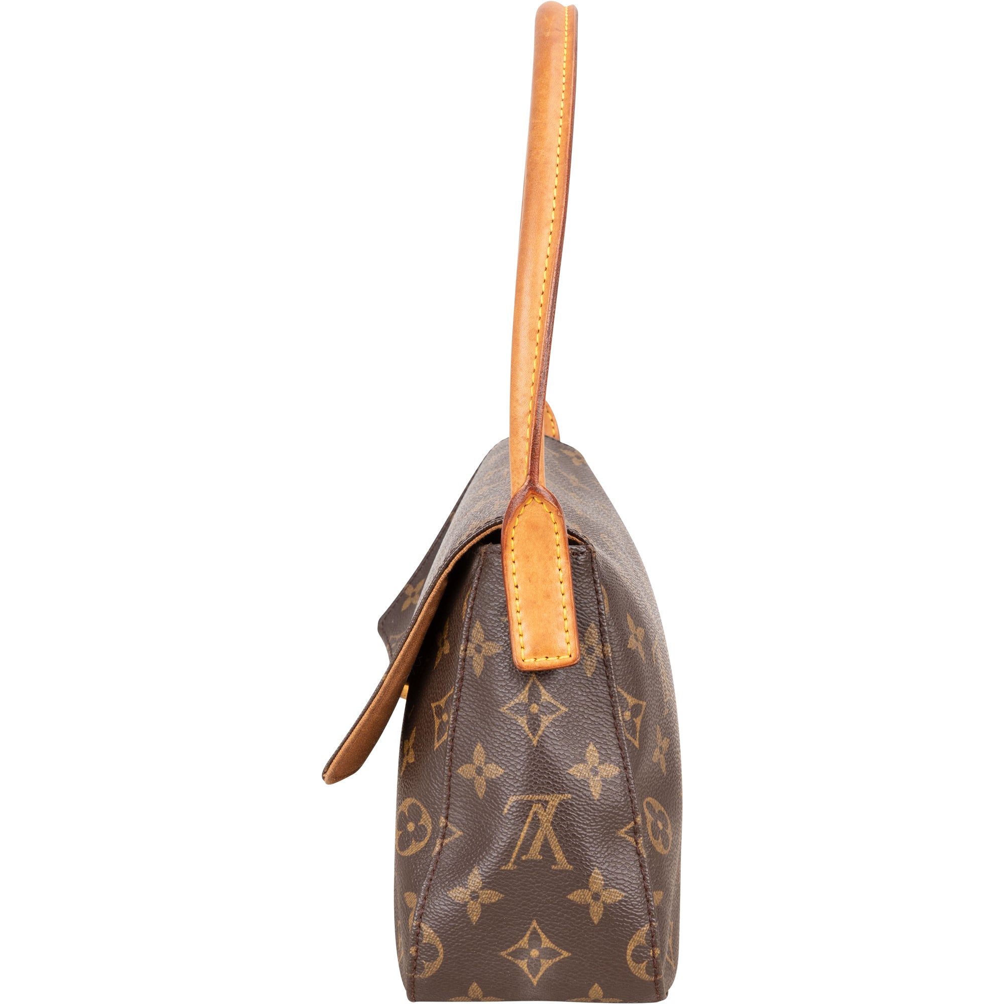 Louis Vuitton Canvas Monogram Looping PM Shoulder Bag - vintageandkickz