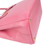 Prada Pink Saffiano Leather Galleria Handbag