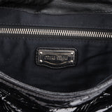 Miu Miu Quilted Patent Leather City Handbag