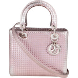Christian Dior Limited Metallic Patent Leather Lady Dior Handbag