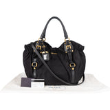 Prada Black Nylon City Handbag