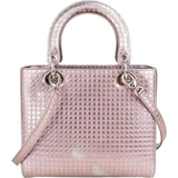 Christian Dior Limited Metallic Patent Leather Lady Dior Handbag