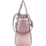 Christian Dior Limited Metallic Patent Leather Lady Dior Handbag