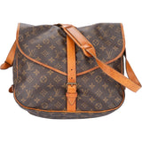 Louis Vuitton Canvas Monogram Saumur 35 Crossbody Bag