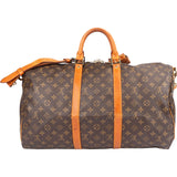 Louis Vuitton Canvas Monogram Keepall 50 Bandouliere